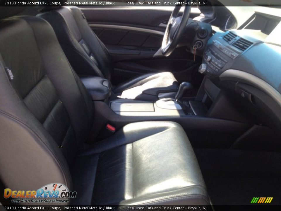 2010 Honda Accord EX-L Coupe Polished Metal Metallic / Black Photo #4
