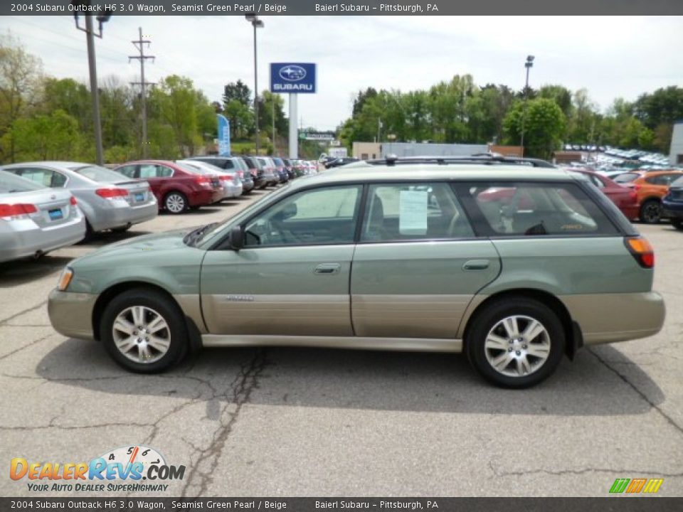 Seamist Green Pearl 2004 Subaru Outback H6 3.0 Wagon Photo #4