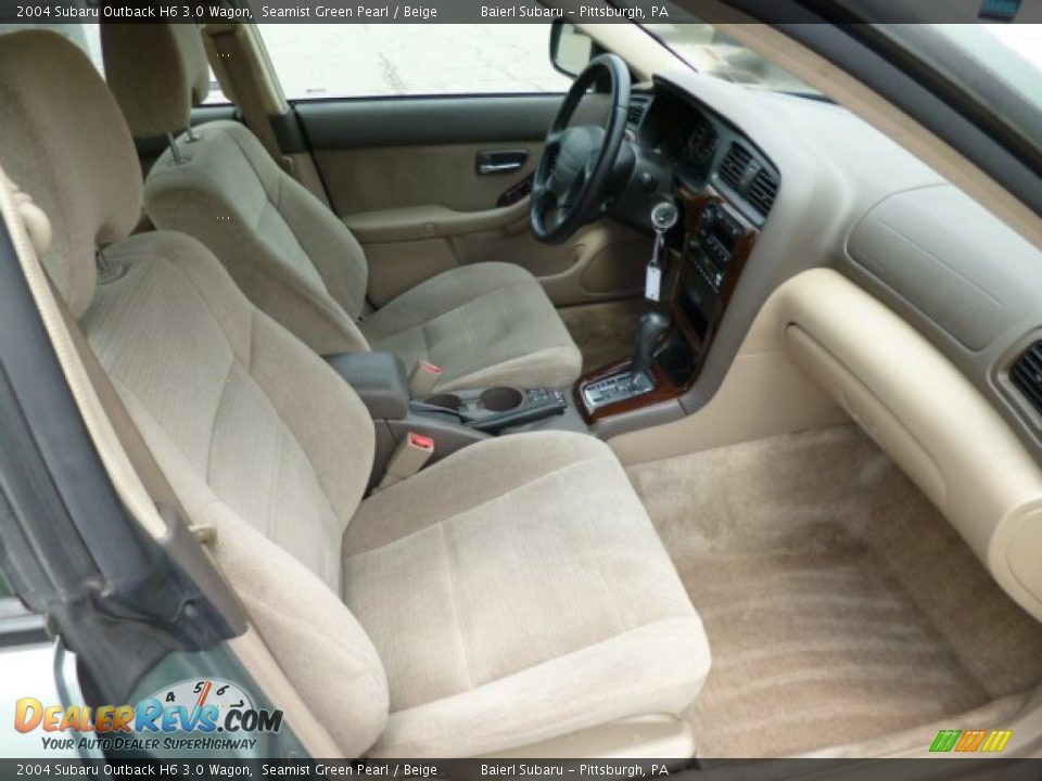 Beige Interior - 2004 Subaru Outback H6 3.0 Wagon Photo #10