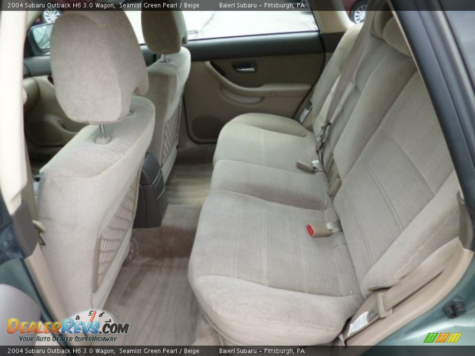 Rear Seat of 2004 Subaru Outback H6 3.0 Wagon Photo #14
