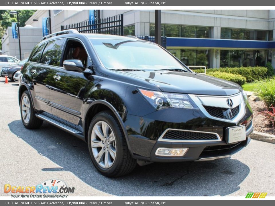 2013 Acura MDX SH-AWD Advance Crystal Black Pearl / Umber Photo #1