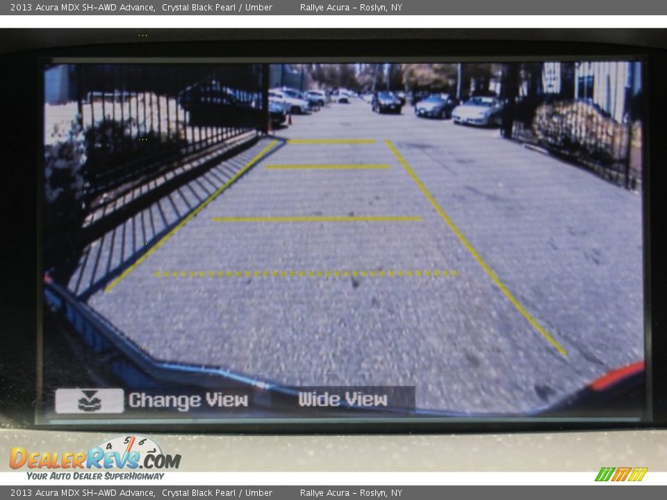 2013 Acura MDX SH-AWD Advance Crystal Black Pearl / Umber Photo #15