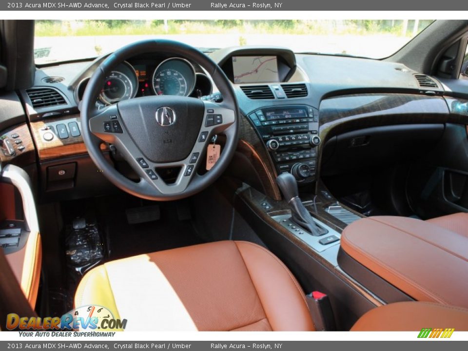 Umber Interior - 2013 Acura MDX SH-AWD Advance Photo #17