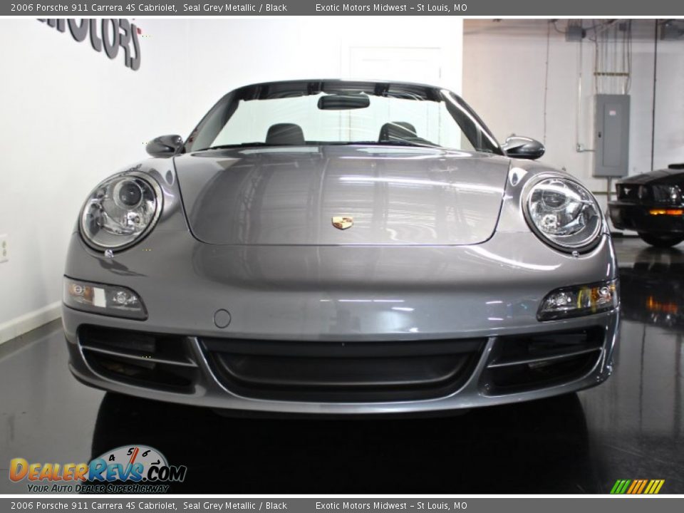 2006 Porsche 911 Carrera 4S Cabriolet Seal Grey Metallic / Black Photo #13