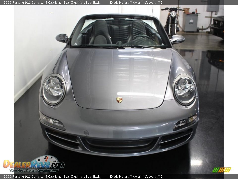 2006 Porsche 911 Carrera 4S Cabriolet Seal Grey Metallic / Black Photo #15