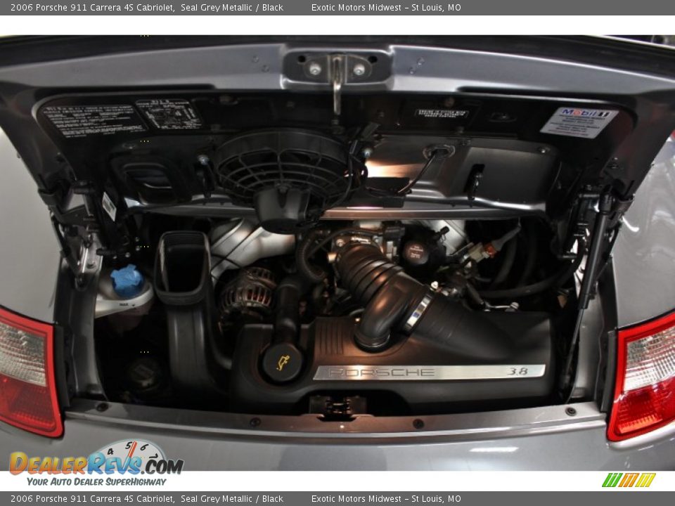 2006 Porsche 911 Carrera 4S Cabriolet 3.8 Liter DOHC 24V VarioCam Flat 6 Cylinder Engine Photo #19