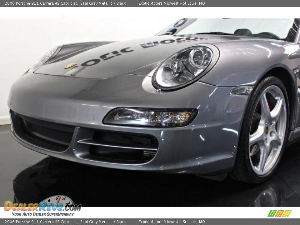 2006 Porsche 911 Carrera 4S Cabriolet Seal Grey Metallic / Black Photo #20