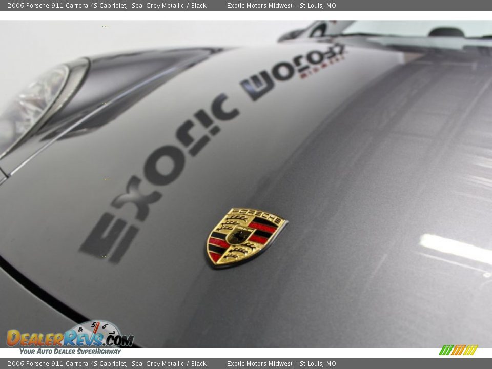 2006 Porsche 911 Carrera 4S Cabriolet Seal Grey Metallic / Black Photo #21