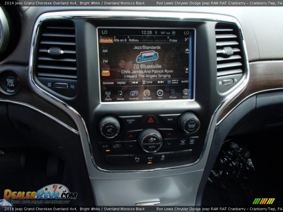 2014 Jeep Grand Cherokee Overland 4x4 Bright White / Overland Morocco Black Photo #16