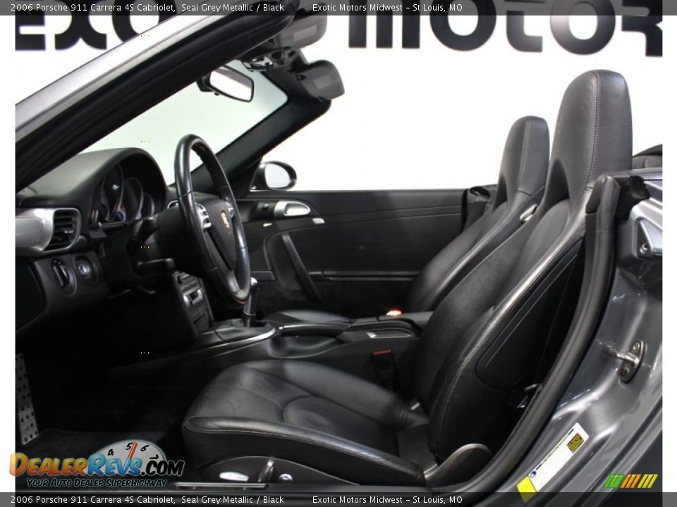 2006 Porsche 911 Carrera 4S Cabriolet Seal Grey Metallic / Black Photo #32