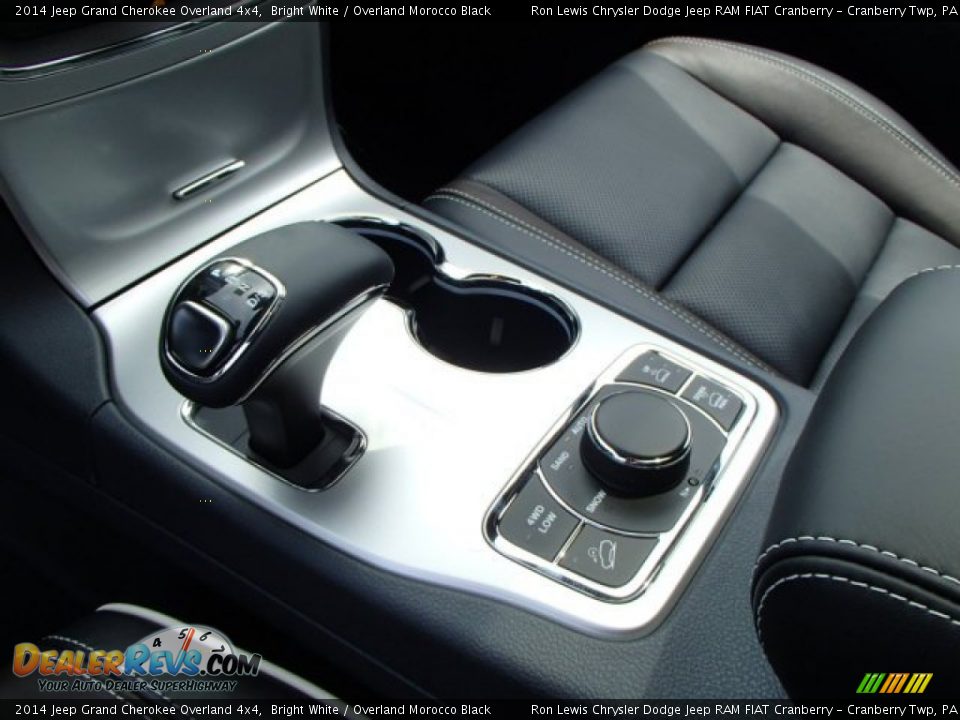 2014 Jeep Grand Cherokee Overland 4x4 Bright White / Overland Morocco Black Photo #17