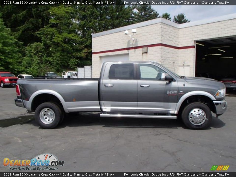 Mineral Gray Metallic 2013 Ram 3500 Laramie Crew Cab 4x4 Dually Photo #5