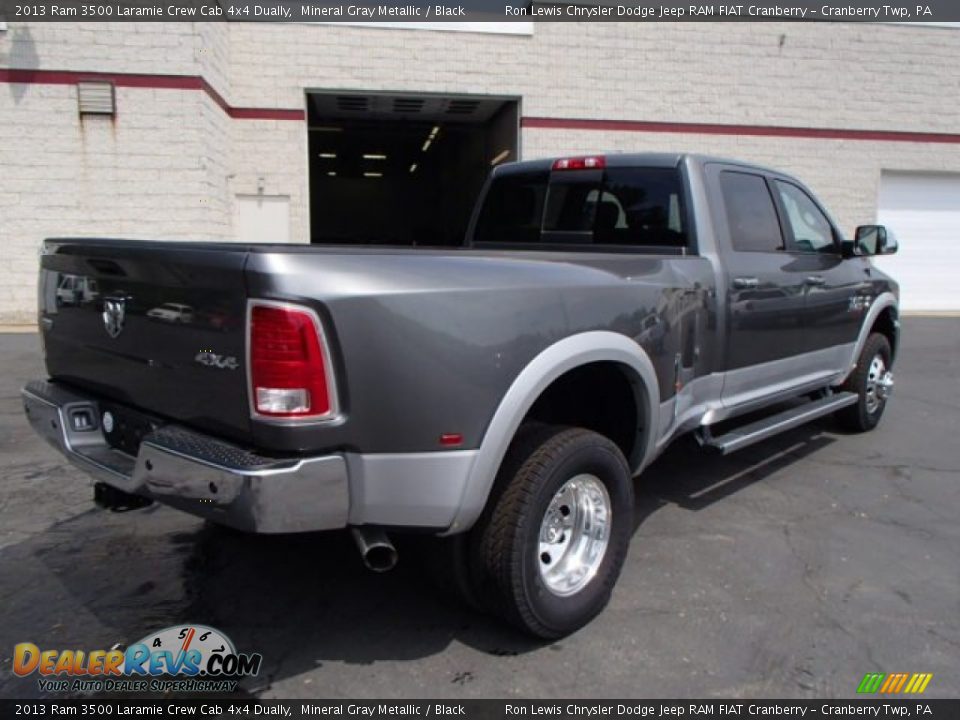 2013 Ram 3500 Laramie Crew Cab 4x4 Dually Mineral Gray Metallic / Black Photo #6