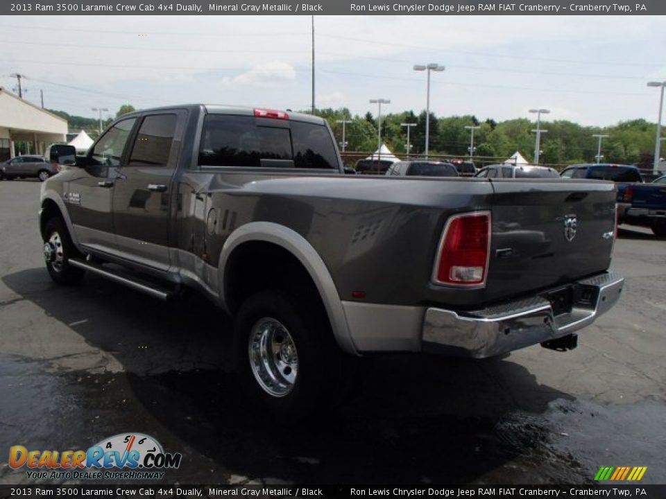 2013 Ram 3500 Laramie Crew Cab 4x4 Dually Mineral Gray Metallic / Black Photo #8
