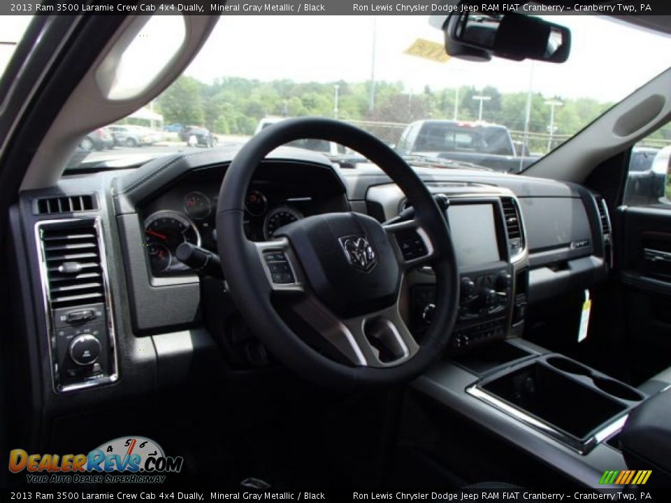 2013 Ram 3500 Laramie Crew Cab 4x4 Dually Mineral Gray Metallic / Black Photo #10