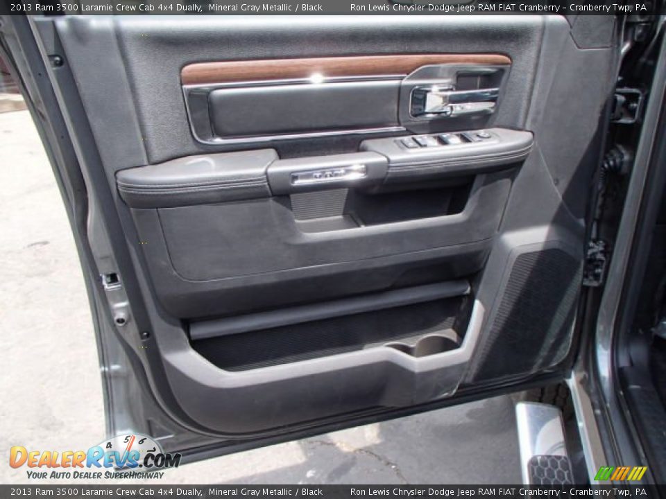 Door Panel of 2013 Ram 3500 Laramie Crew Cab 4x4 Dually Photo #12