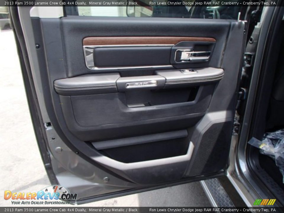 Door Panel of 2013 Ram 3500 Laramie Crew Cab 4x4 Dually Photo #14