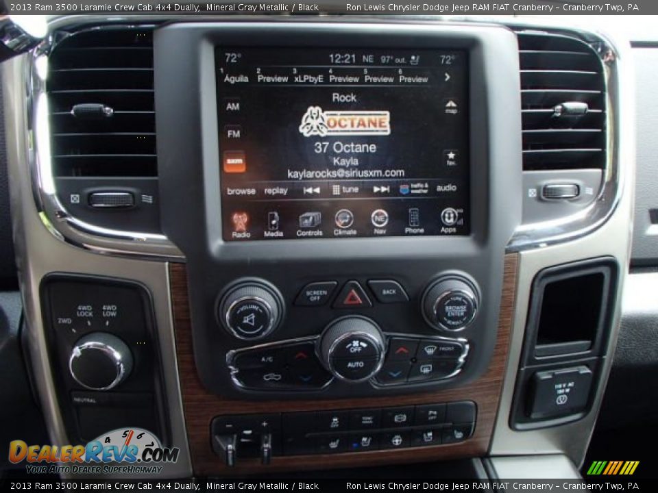 Controls of 2013 Ram 3500 Laramie Crew Cab 4x4 Dually Photo #16