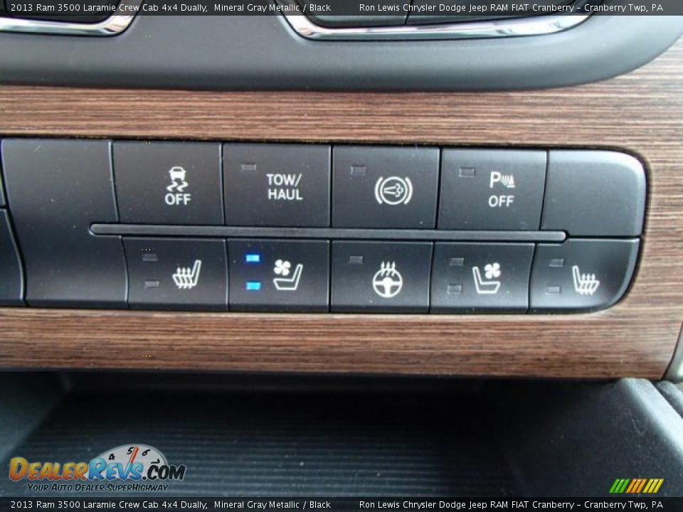 Controls of 2013 Ram 3500 Laramie Crew Cab 4x4 Dually Photo #19