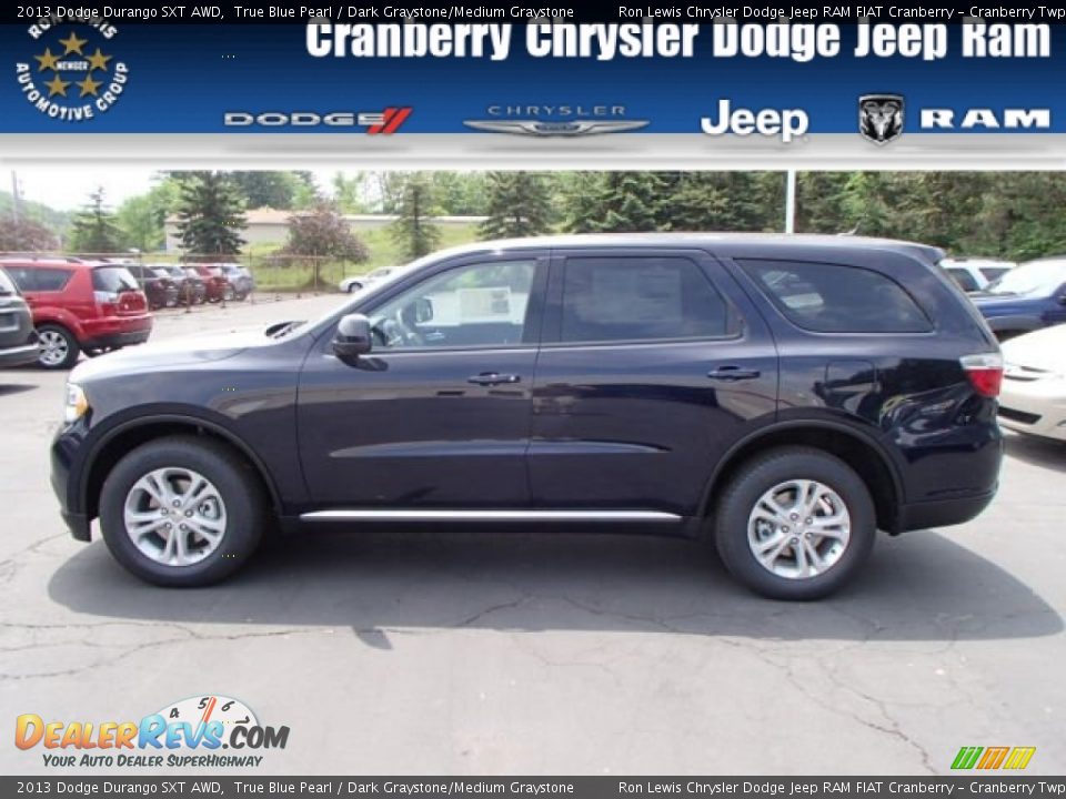 2013 Dodge Durango SXT AWD True Blue Pearl / Dark Graystone/Medium Graystone Photo #1