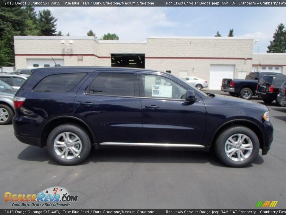 2013 Dodge Durango SXT AWD True Blue Pearl / Dark Graystone/Medium Graystone Photo #5