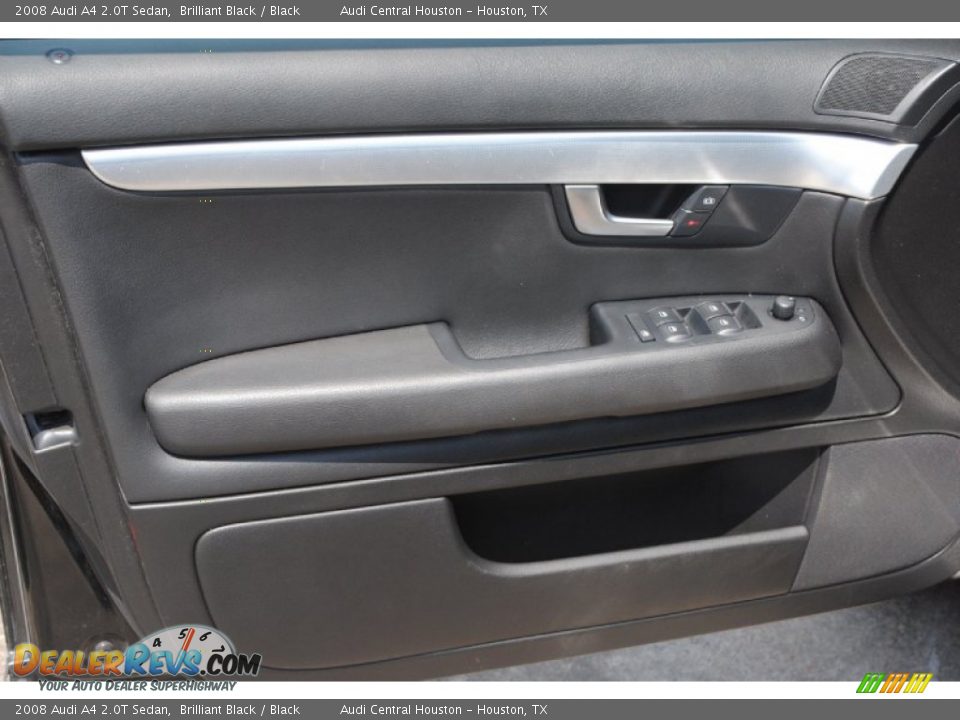 2008 Audi A4 2.0T Sedan Brilliant Black / Black Photo #10