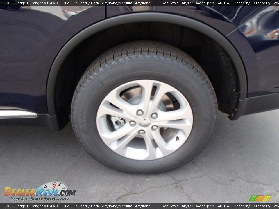 2013 Dodge Durango SXT AWD True Blue Pearl / Dark Graystone/Medium Graystone Photo #9
