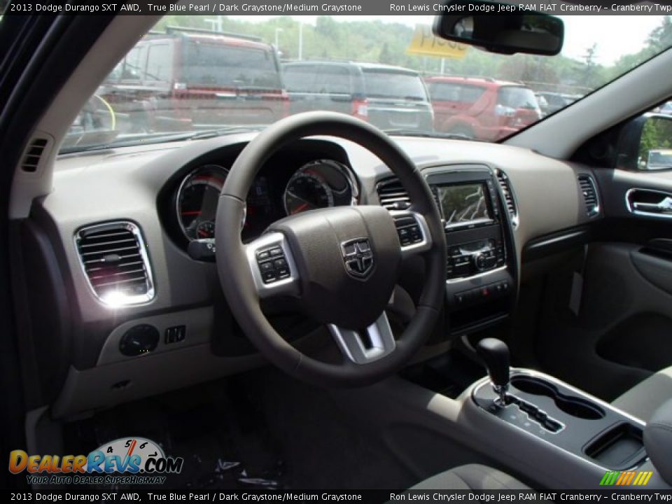 2013 Dodge Durango SXT AWD True Blue Pearl / Dark Graystone/Medium Graystone Photo #10