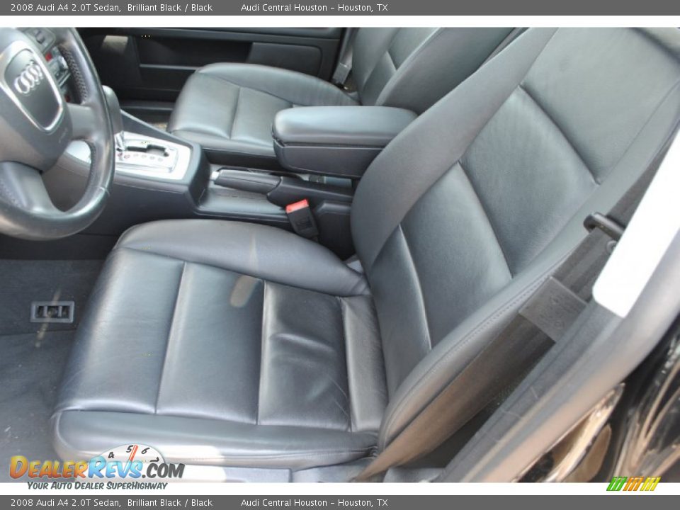 2008 Audi A4 2.0T Sedan Brilliant Black / Black Photo #12