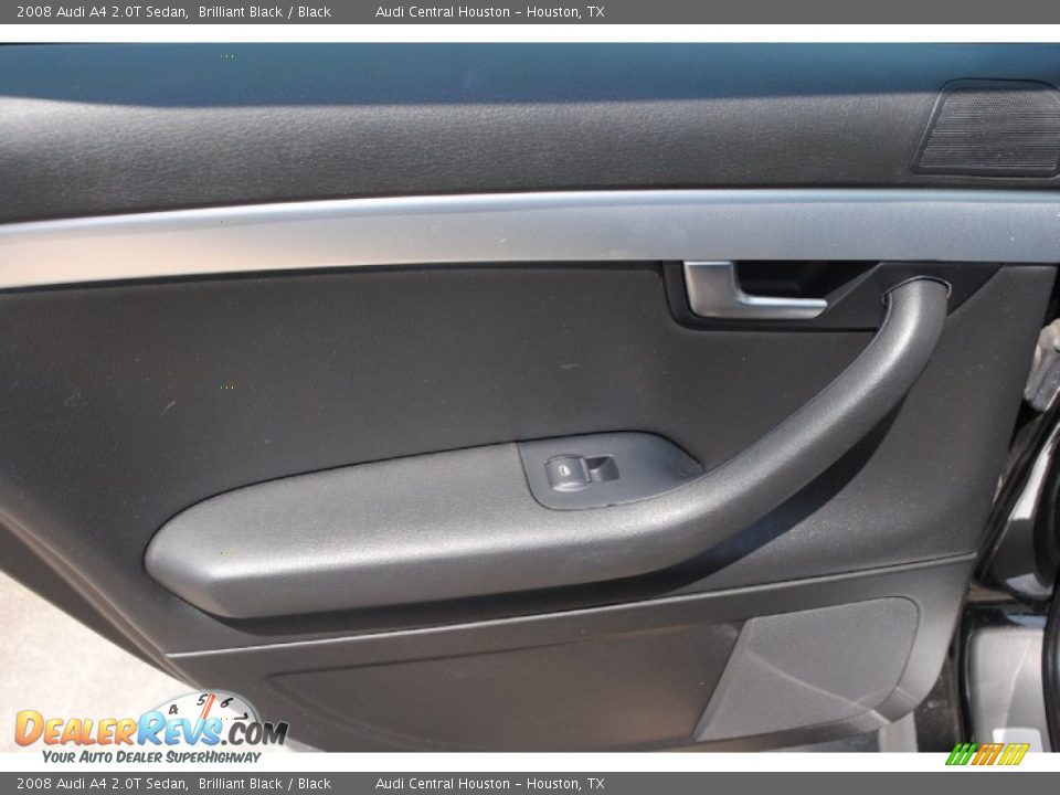2008 Audi A4 2.0T Sedan Brilliant Black / Black Photo #25