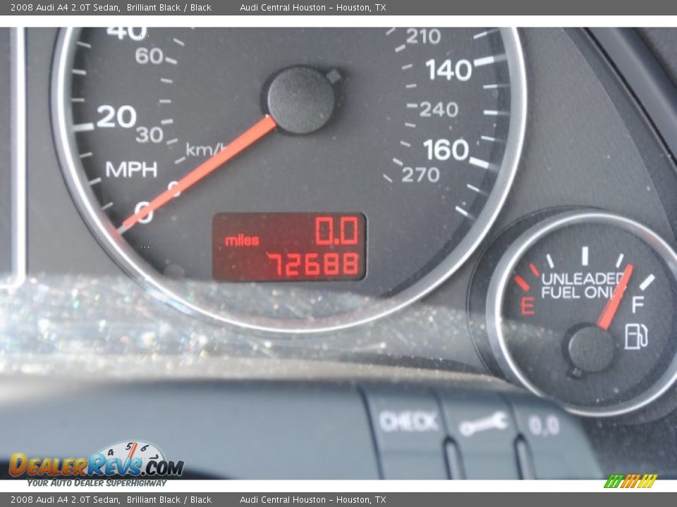 2008 Audi A4 2.0T Sedan Brilliant Black / Black Photo #31