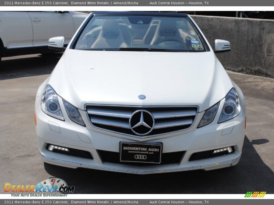 2011 Mercedes-Benz E 350 Cabriolet Diamond White Metallic / Almond/Mocha Photo #2