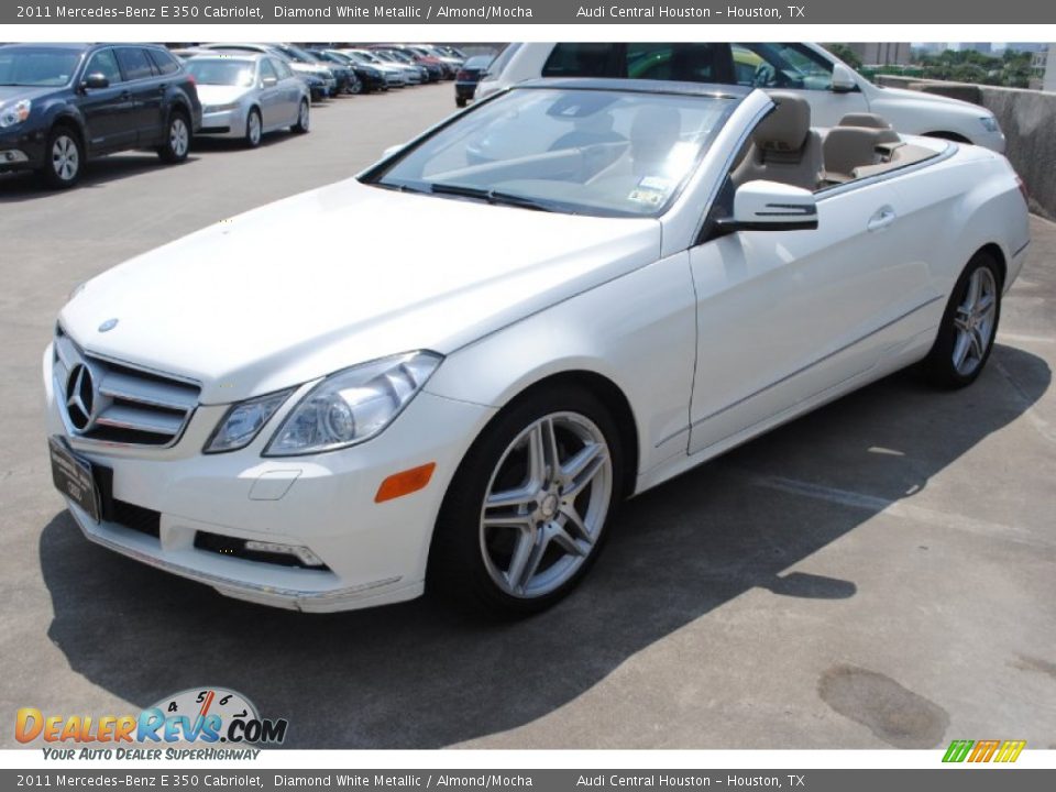 2011 Mercedes-Benz E 350 Cabriolet Diamond White Metallic / Almond/Mocha Photo #3