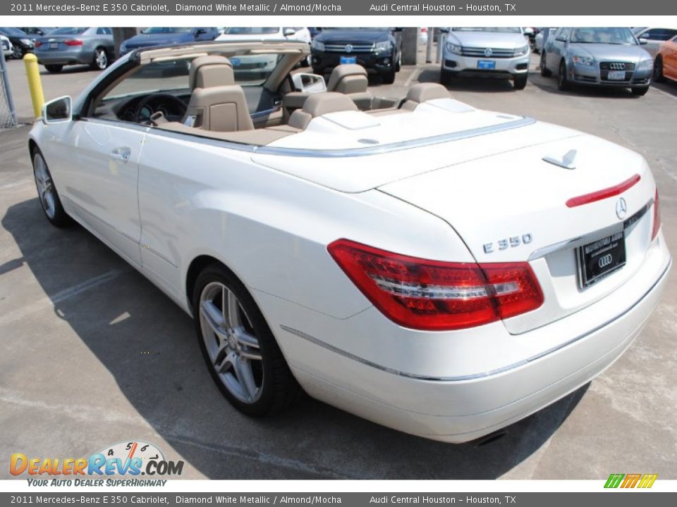 2011 Mercedes-Benz E 350 Cabriolet Diamond White Metallic / Almond/Mocha Photo #5