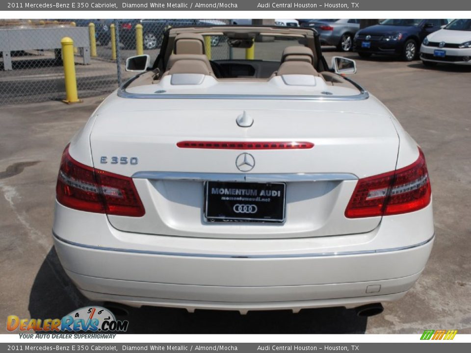 2011 Mercedes-Benz E 350 Cabriolet Diamond White Metallic / Almond/Mocha Photo #6