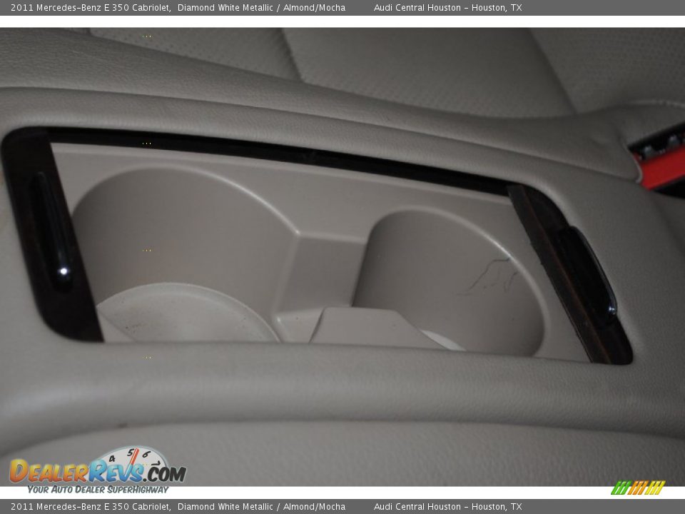 2011 Mercedes-Benz E 350 Cabriolet Diamond White Metallic / Almond/Mocha Photo #17