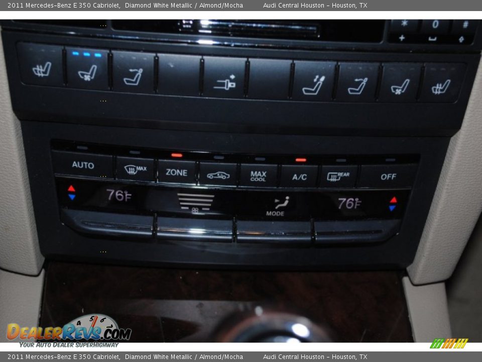 2011 Mercedes-Benz E 350 Cabriolet Diamond White Metallic / Almond/Mocha Photo #24
