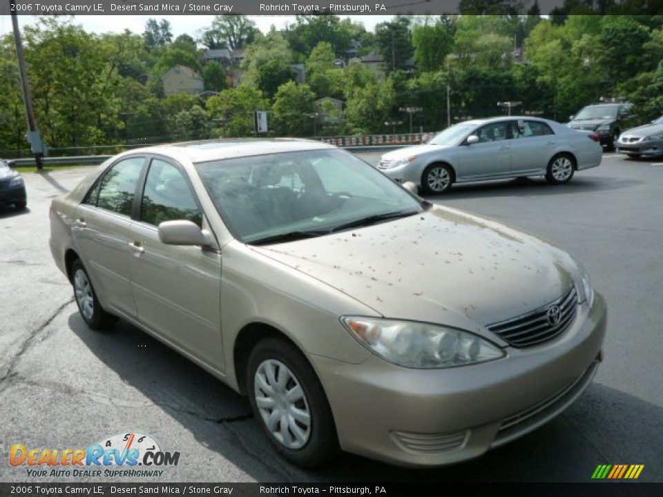 2006 Toyota Camry LE Desert Sand Mica / Stone Gray Photo #1