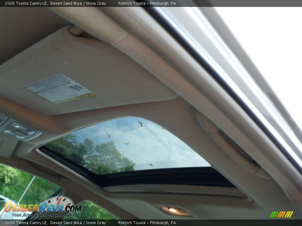 2006 Toyota Camry LE Desert Sand Mica / Stone Gray Photo #7