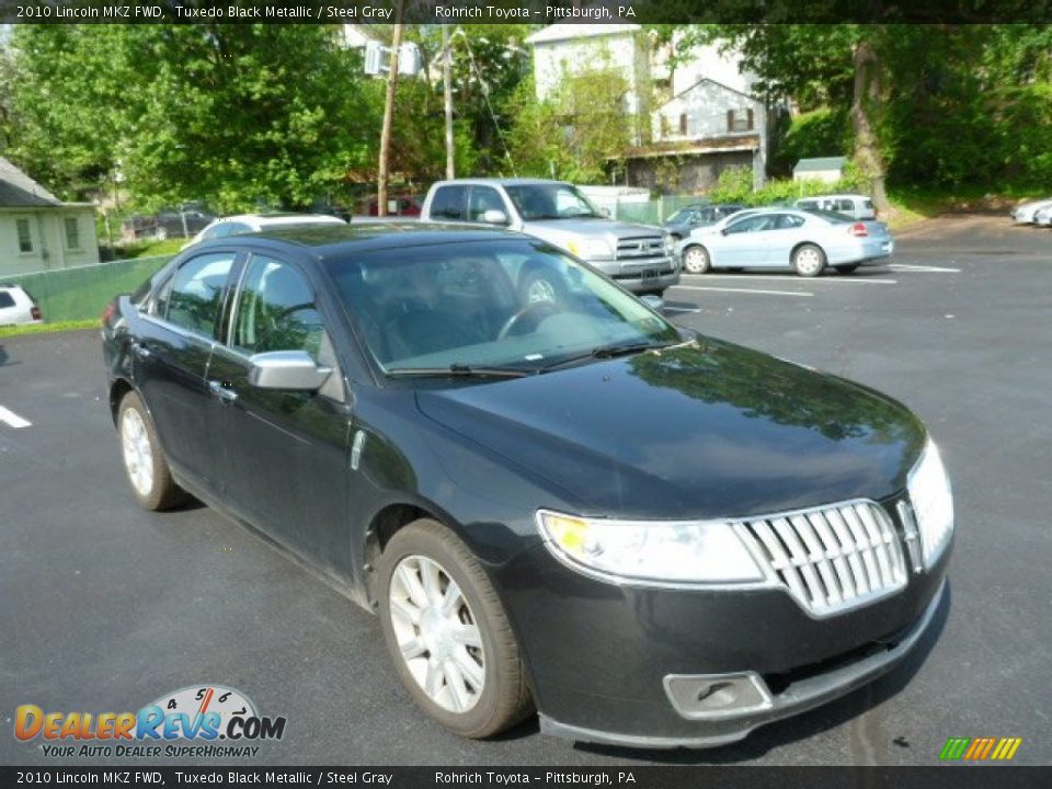 2010 Lincoln MKZ FWD Tuxedo Black Metallic / Steel Gray Photo #1