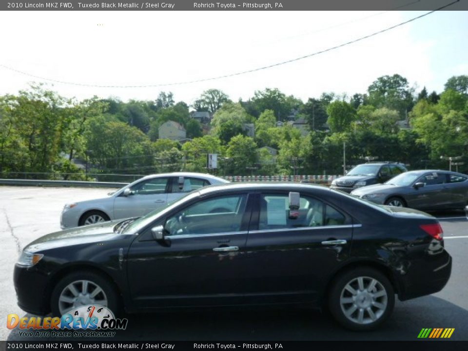 2010 Lincoln MKZ FWD Tuxedo Black Metallic / Steel Gray Photo #2