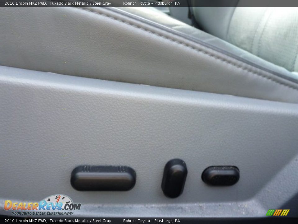 2010 Lincoln MKZ FWD Tuxedo Black Metallic / Steel Gray Photo #7