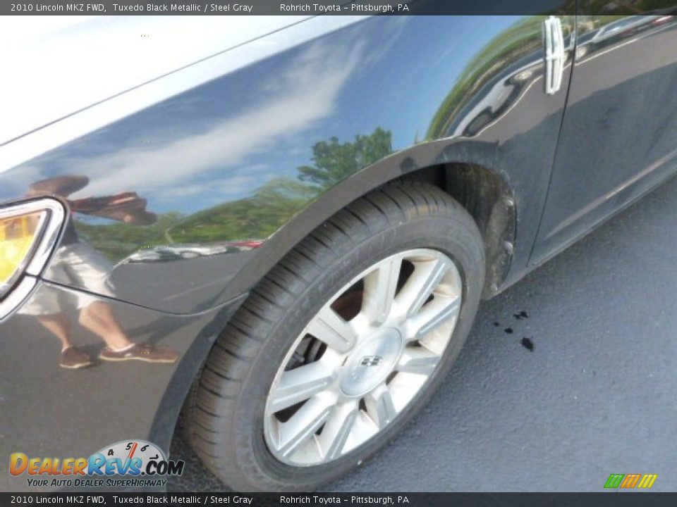 2010 Lincoln MKZ FWD Tuxedo Black Metallic / Steel Gray Photo #8