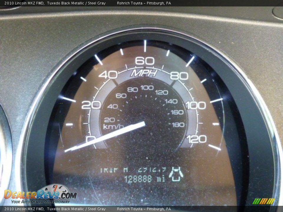 2010 Lincoln MKZ FWD Tuxedo Black Metallic / Steel Gray Photo #9
