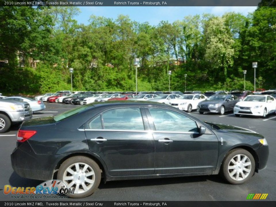 2010 Lincoln MKZ FWD Tuxedo Black Metallic / Steel Gray Photo #10