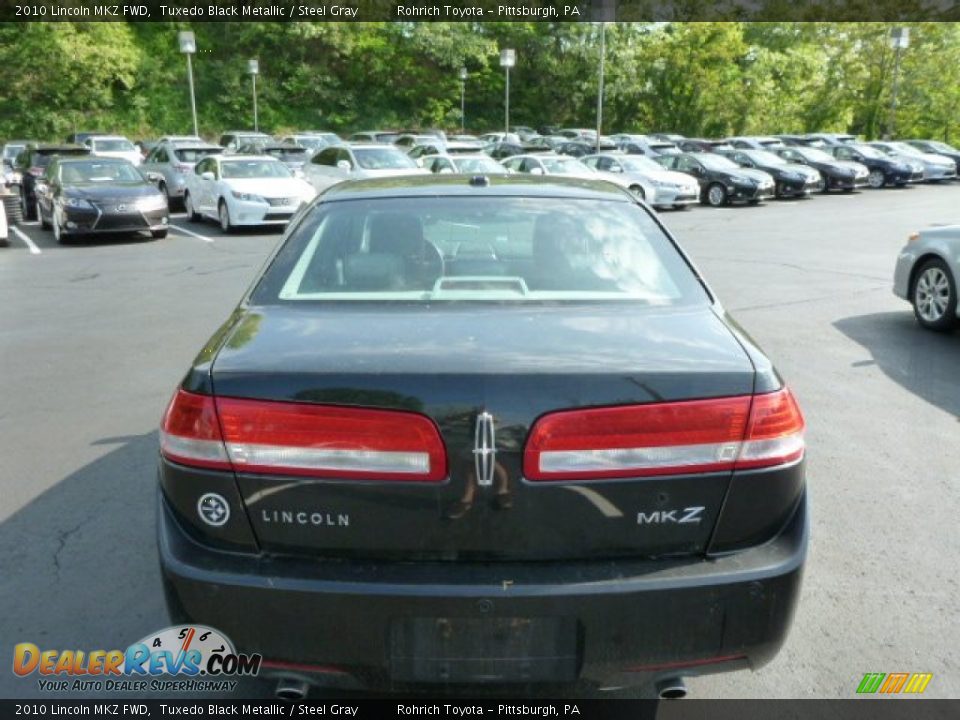 2010 Lincoln MKZ FWD Tuxedo Black Metallic / Steel Gray Photo #12