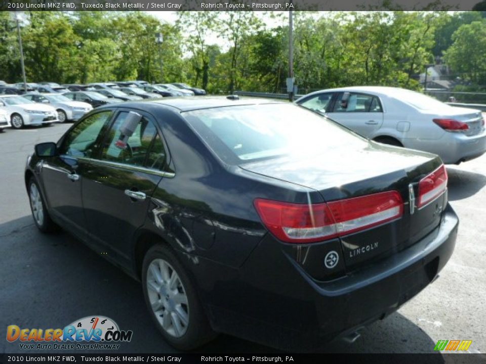 2010 Lincoln MKZ FWD Tuxedo Black Metallic / Steel Gray Photo #13