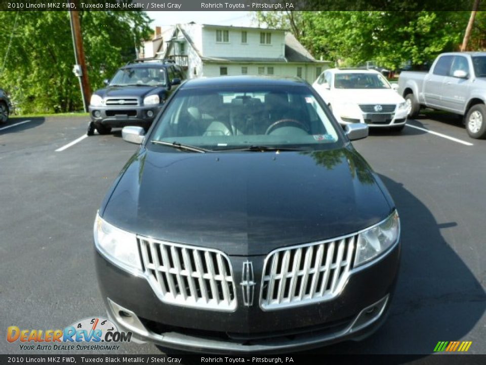 2010 Lincoln MKZ FWD Tuxedo Black Metallic / Steel Gray Photo #14