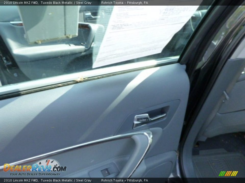 2010 Lincoln MKZ FWD Tuxedo Black Metallic / Steel Gray Photo #15