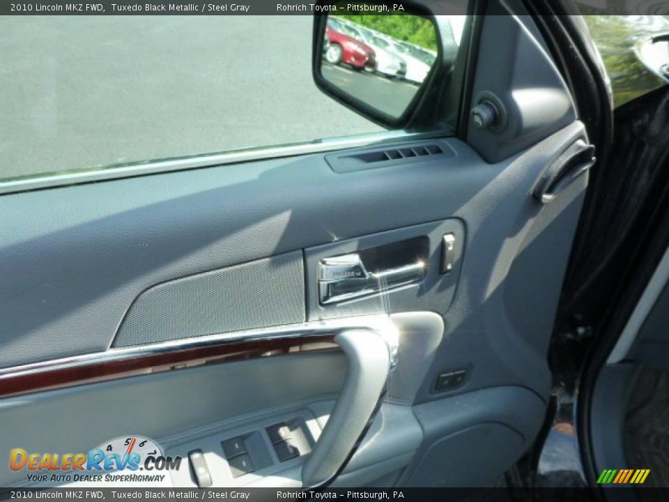 2010 Lincoln MKZ FWD Tuxedo Black Metallic / Steel Gray Photo #16